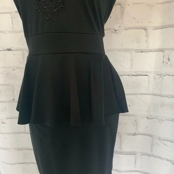 Bar III Front Row Peplum Dress - Picture 5 of 8